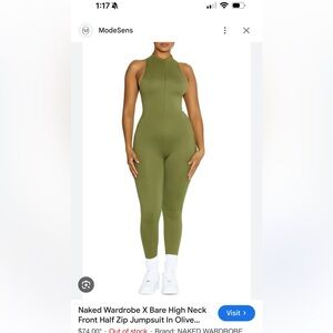 Naked wardrobe jumpsuit